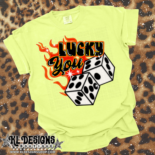 Lucky You Flame Dice
