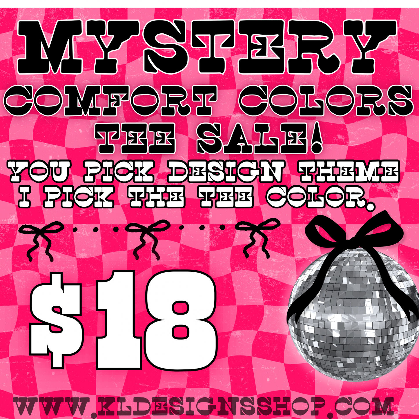 $18 Comfort Colors Mystery Tee