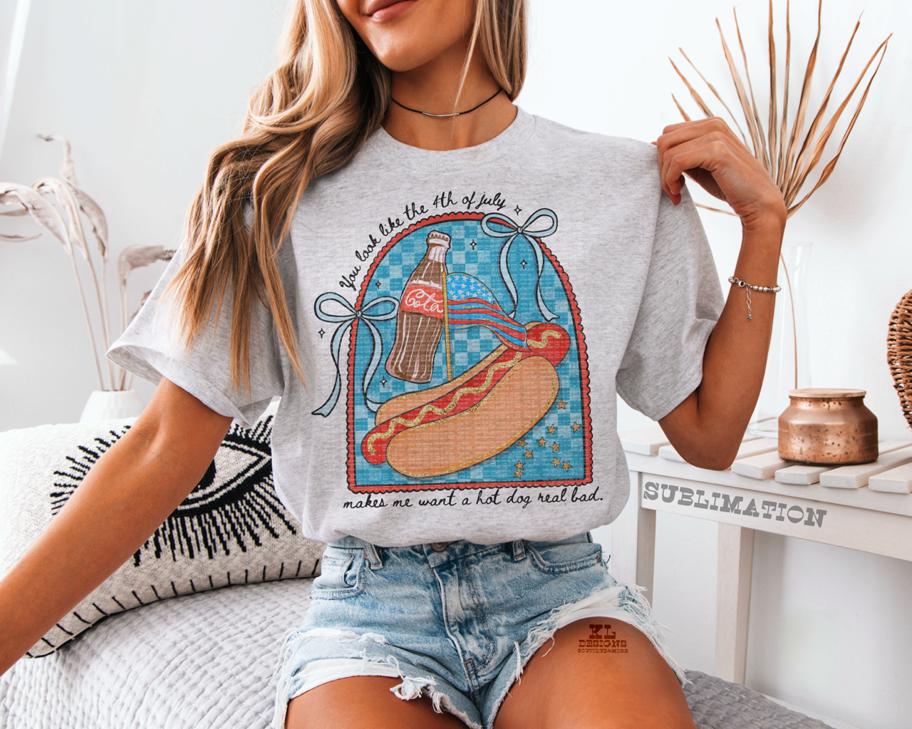 4th Of July Hot Dog Collage | Digital Download