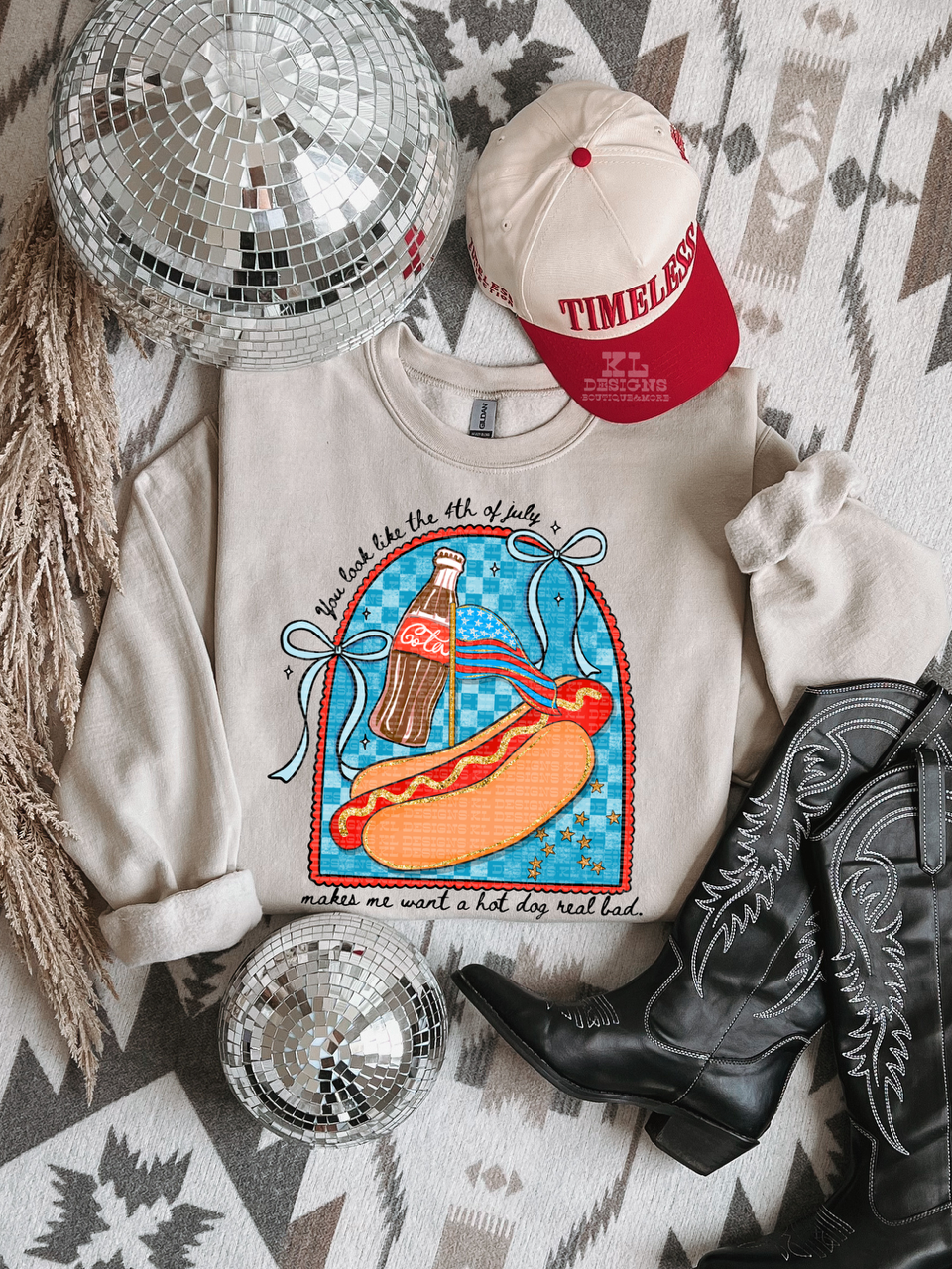 4th Of July Hot Dog Collage | Digital Download