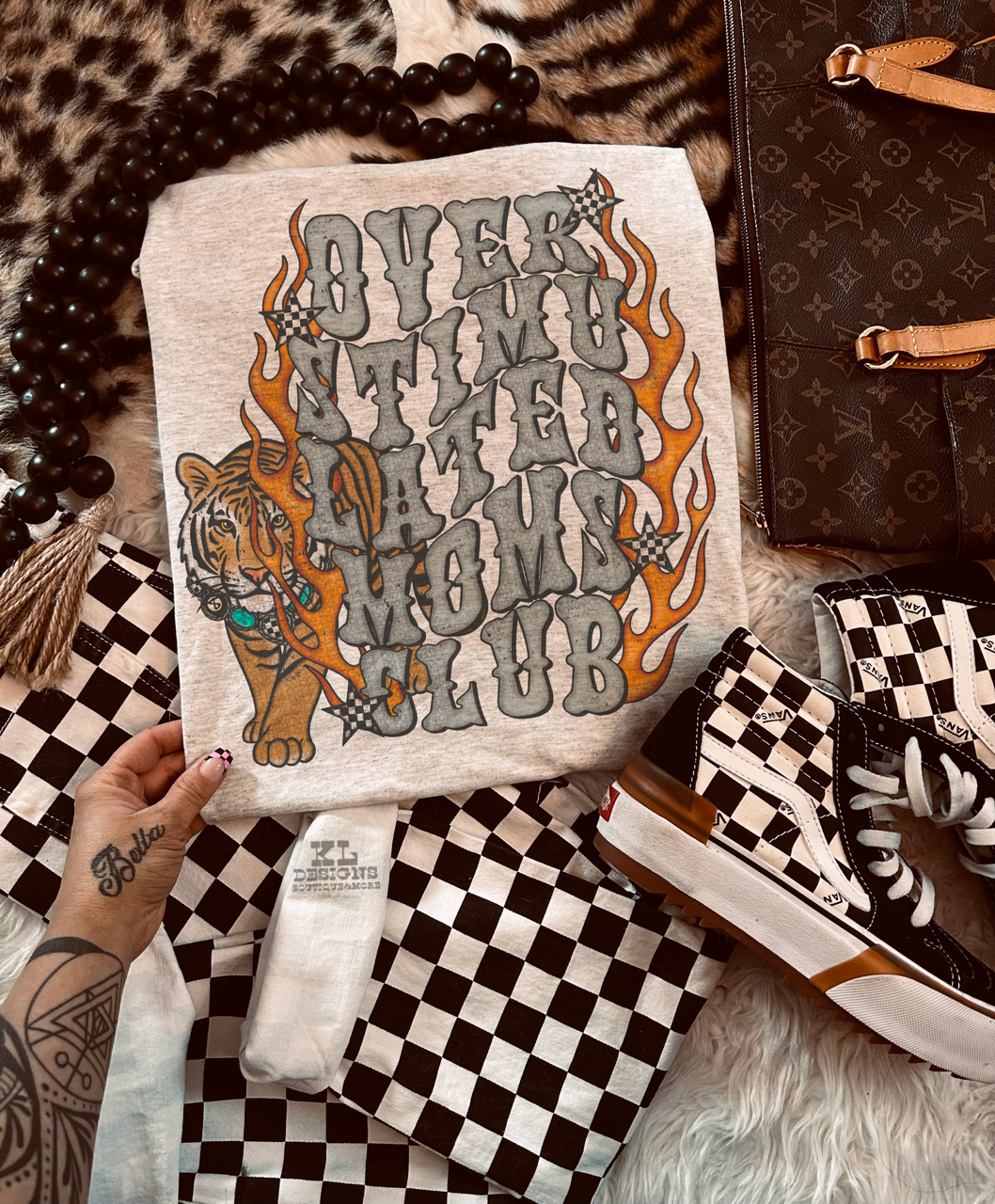 Overstimulated Moms Club Tiger