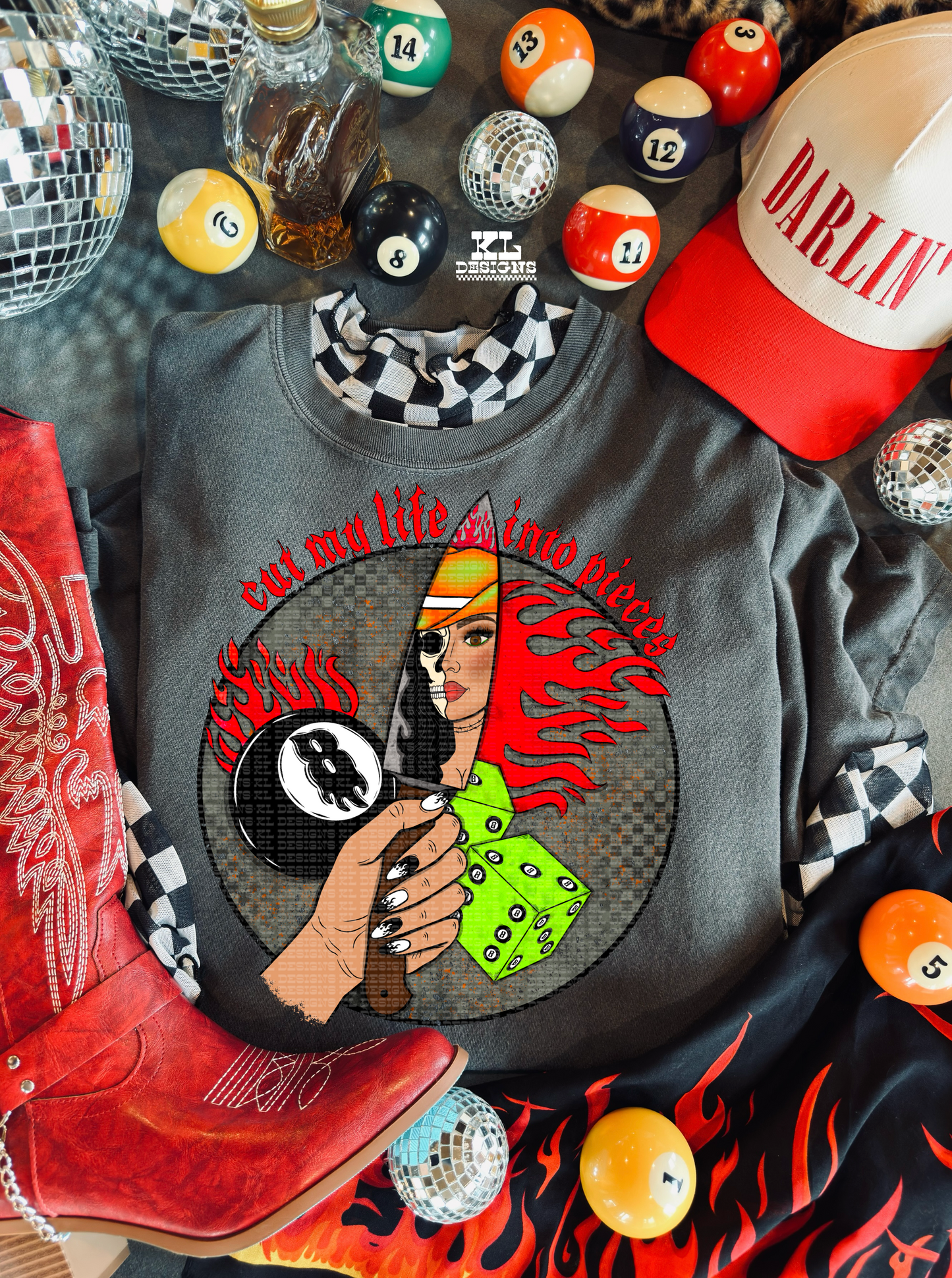 Edgy Into Pieces (hand drawn) | Digital Download