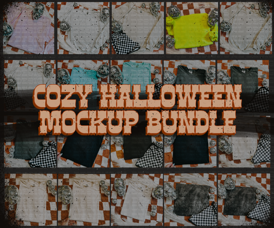 Cozy Halloween Mockup Bundle (20 Mocks)