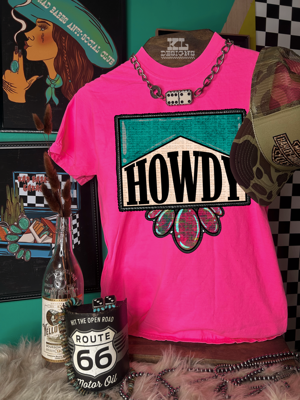 Blue Howdy Jewel Stone | Digital Download