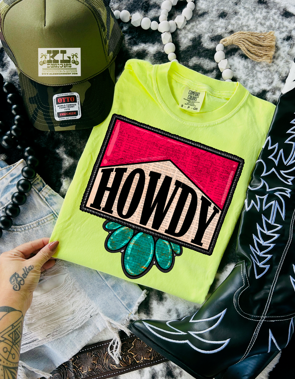 Pink Howdy Jewel Stone | Digital Download