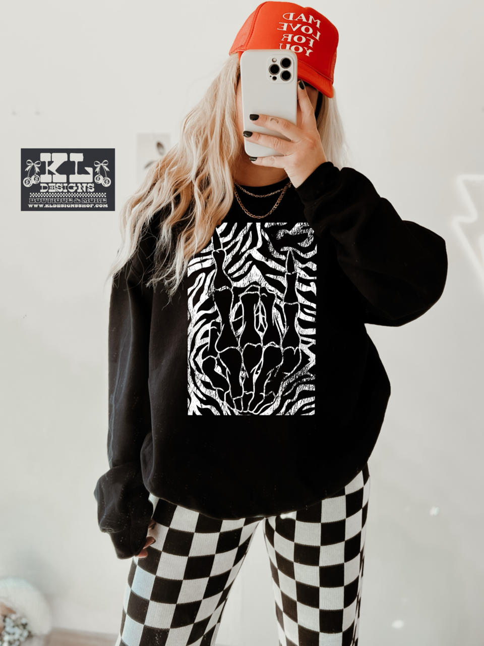 White Distressed Rock On Zebra