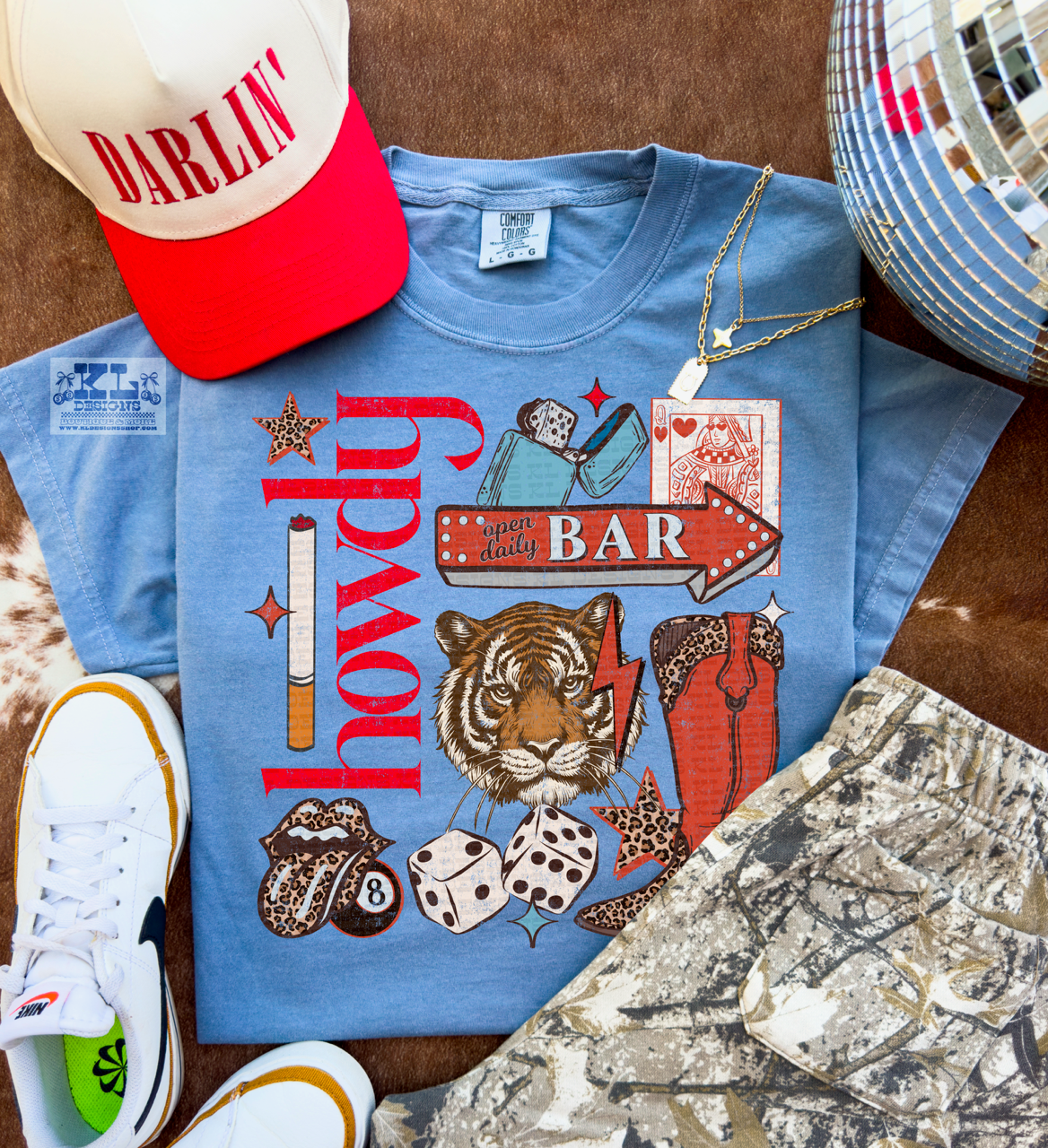 Howdy Tiger Bar Collage