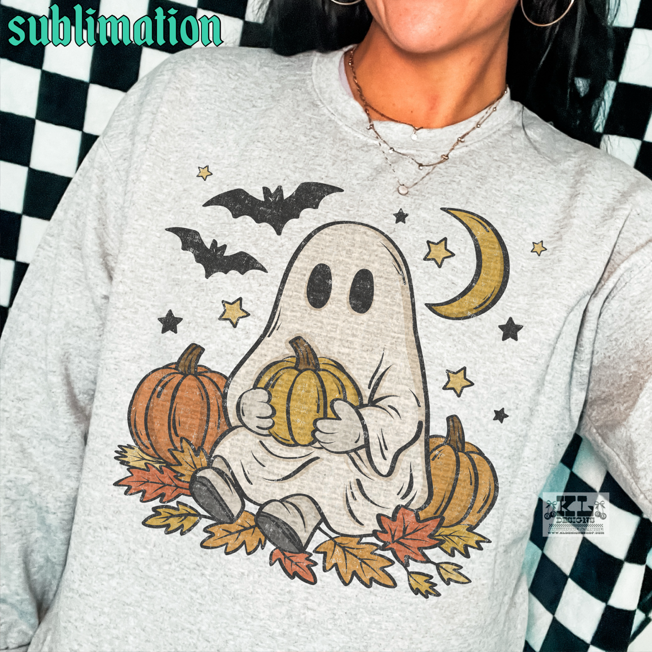 Autumn Pumpkin Ghostie