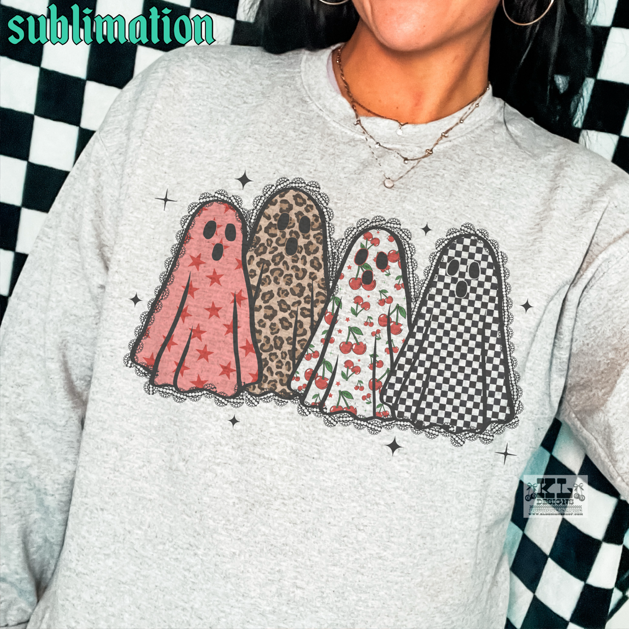 Trendy Pattern Lace Ghosts