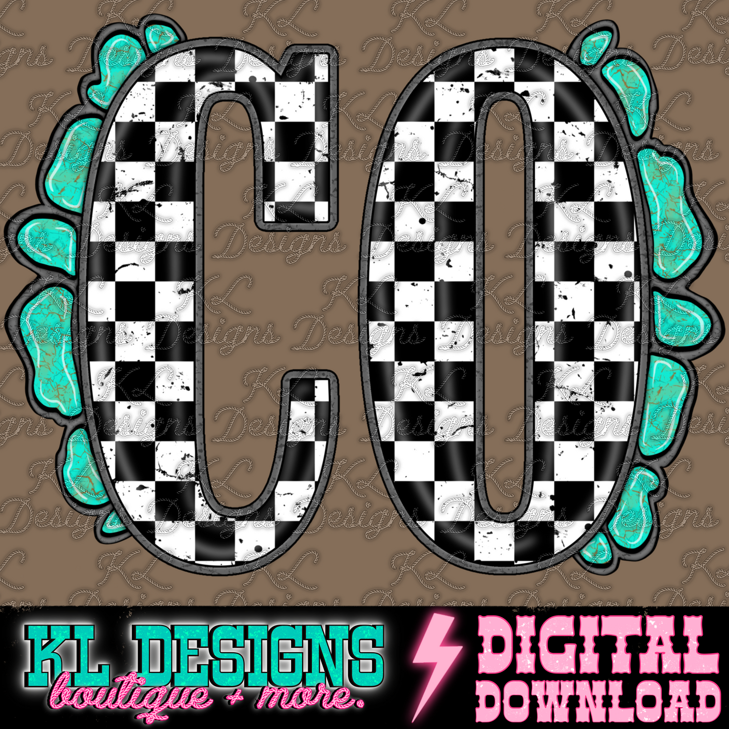 Checkered Jewel State CO | Digital Download