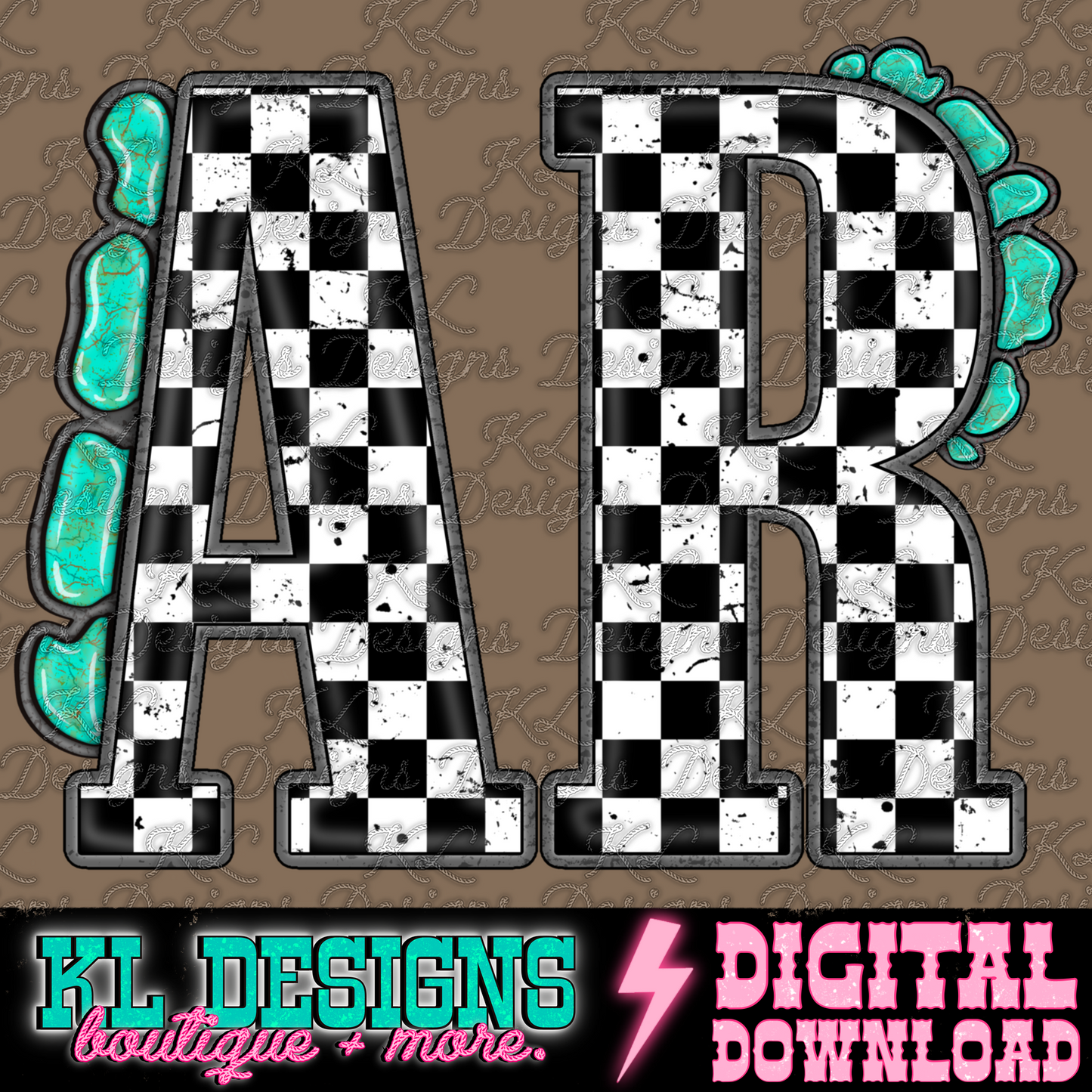 Checkered Jewel State AR | Digital Download