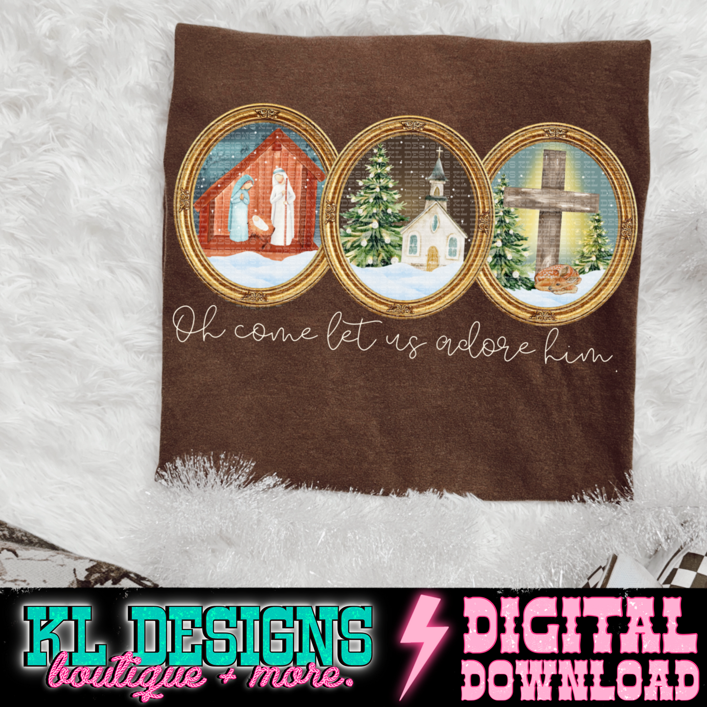 Adore Him Frames | Digital Download