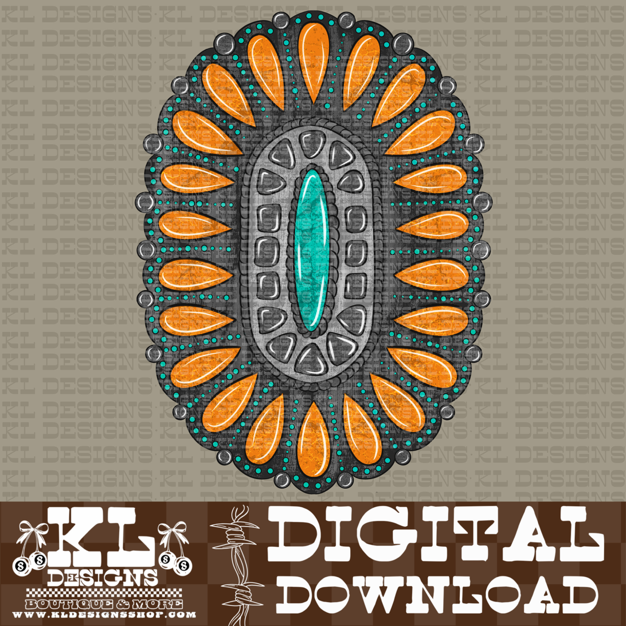 Distressed Zebra Turquoise Jewel (4 files) | Digital Download