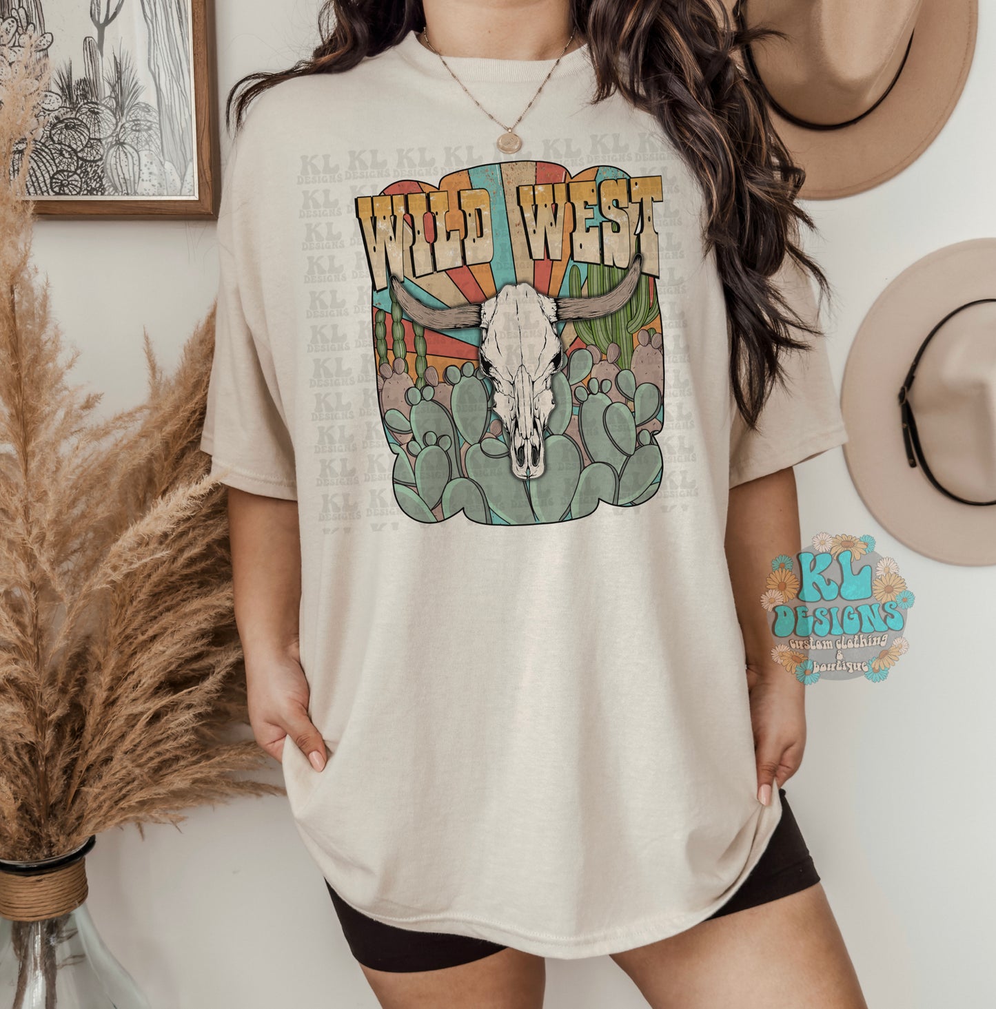 Wild West Bull Skull