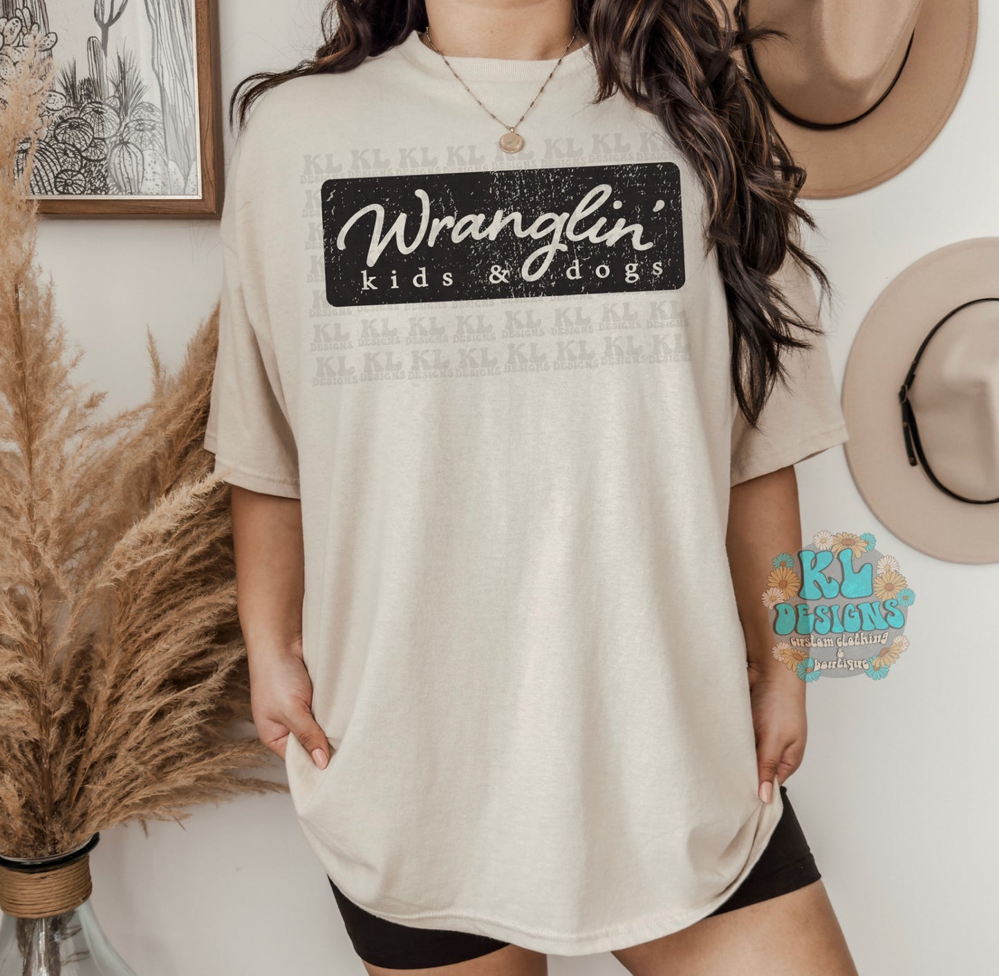 Wranglin Kids And Dogs