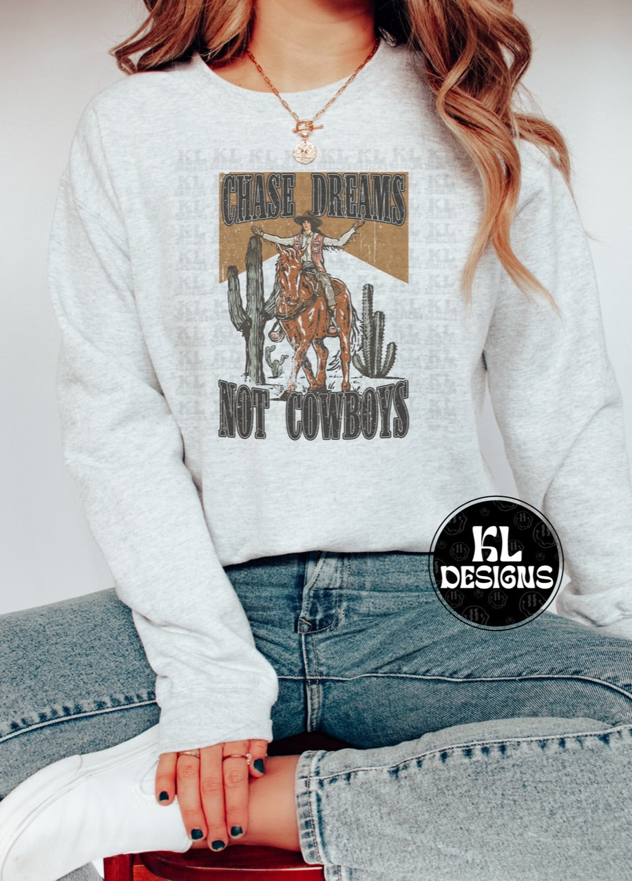 Vintage Chase Dreams Not Cowboys