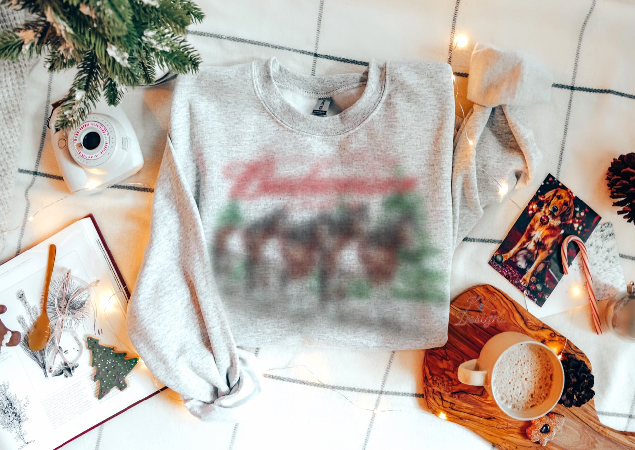 Have A Very Merry Christmas Horses