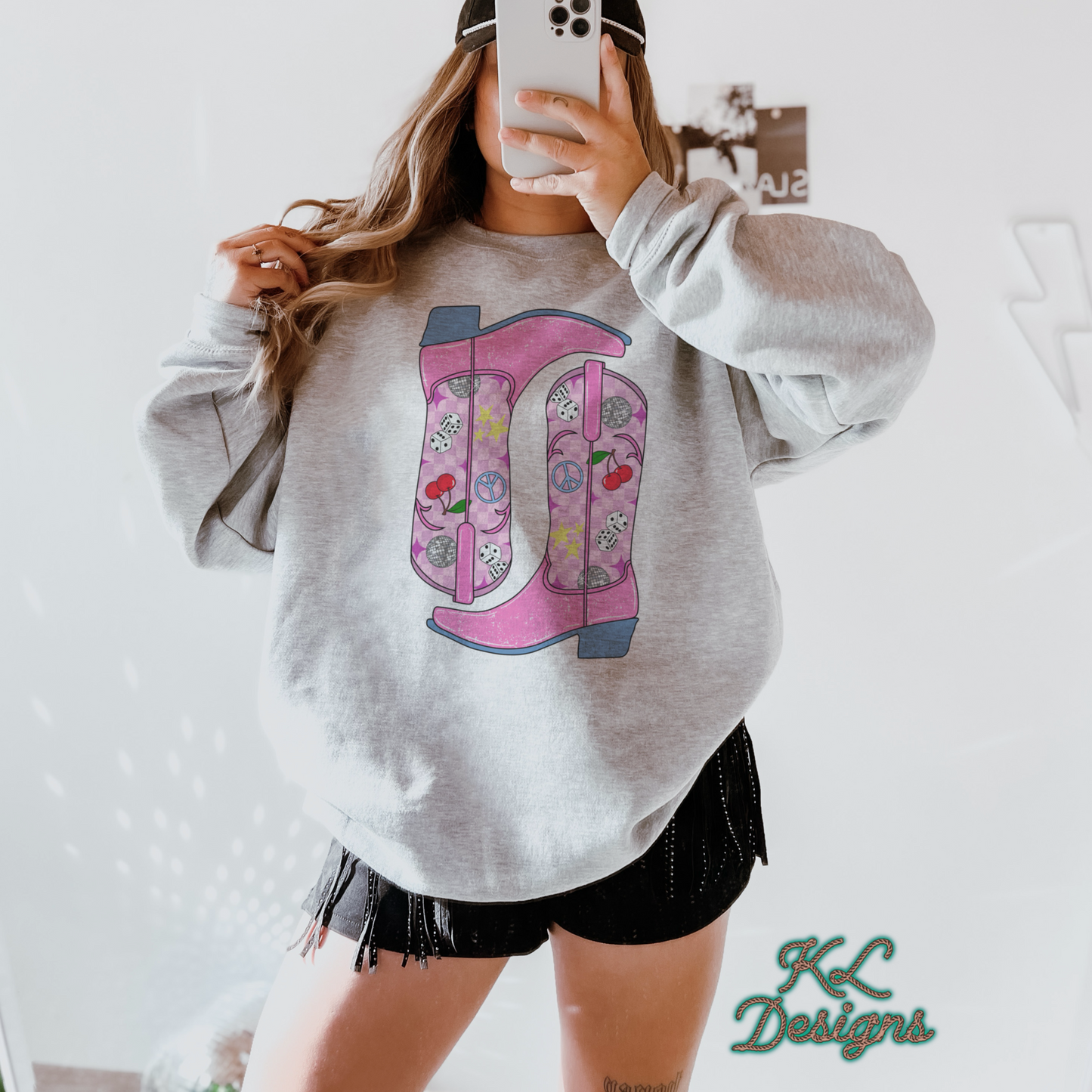 Retro Valentines Boots