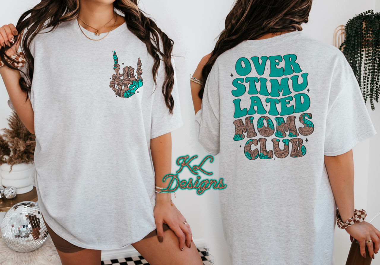 Western Over Stim. Moms Club - front/back
