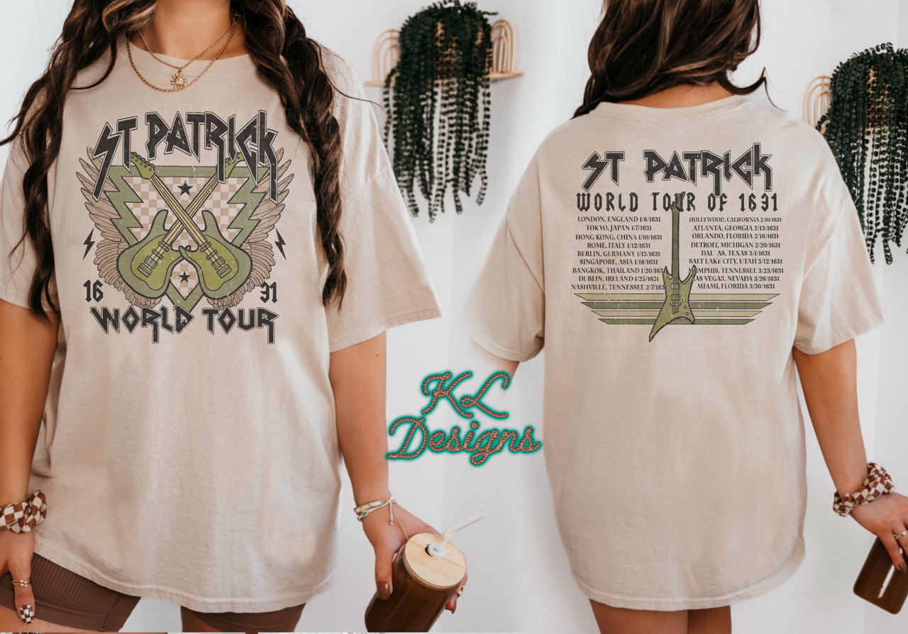 St Patrick World Tour - Front&Back