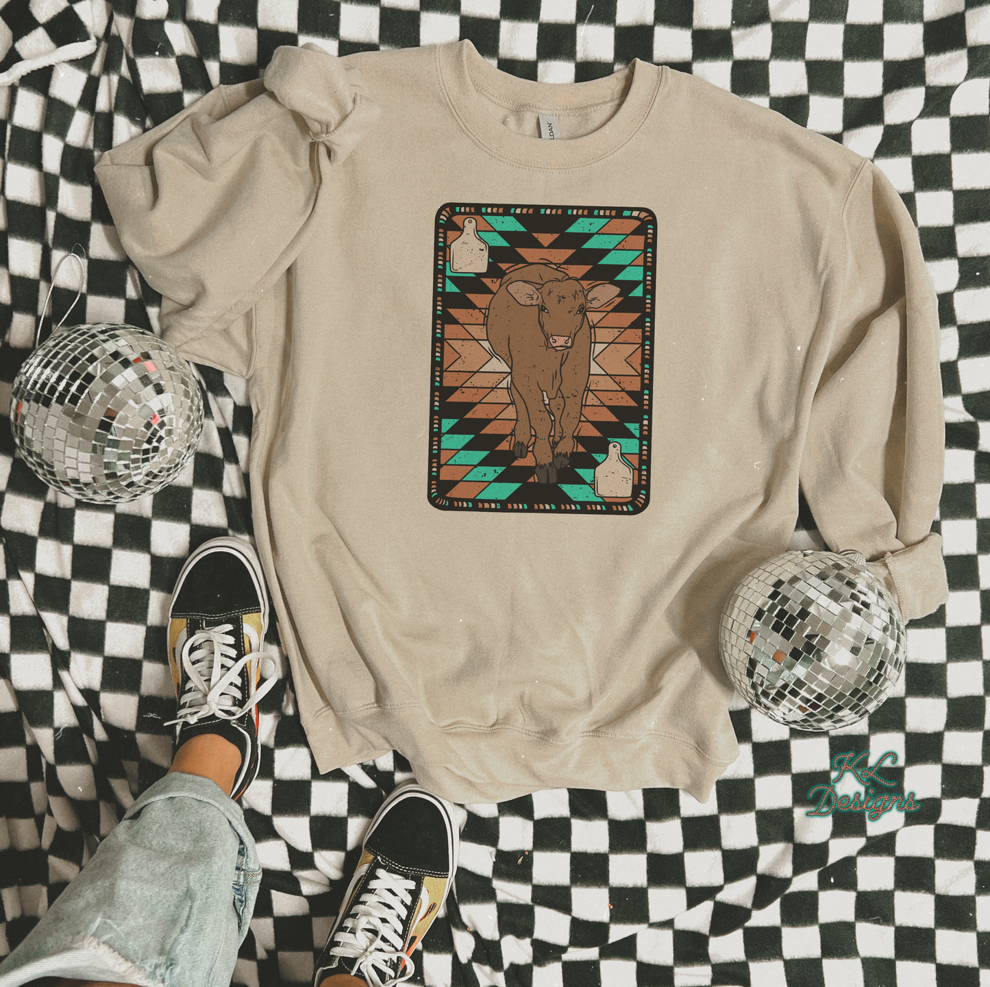 Aztec Calf Card