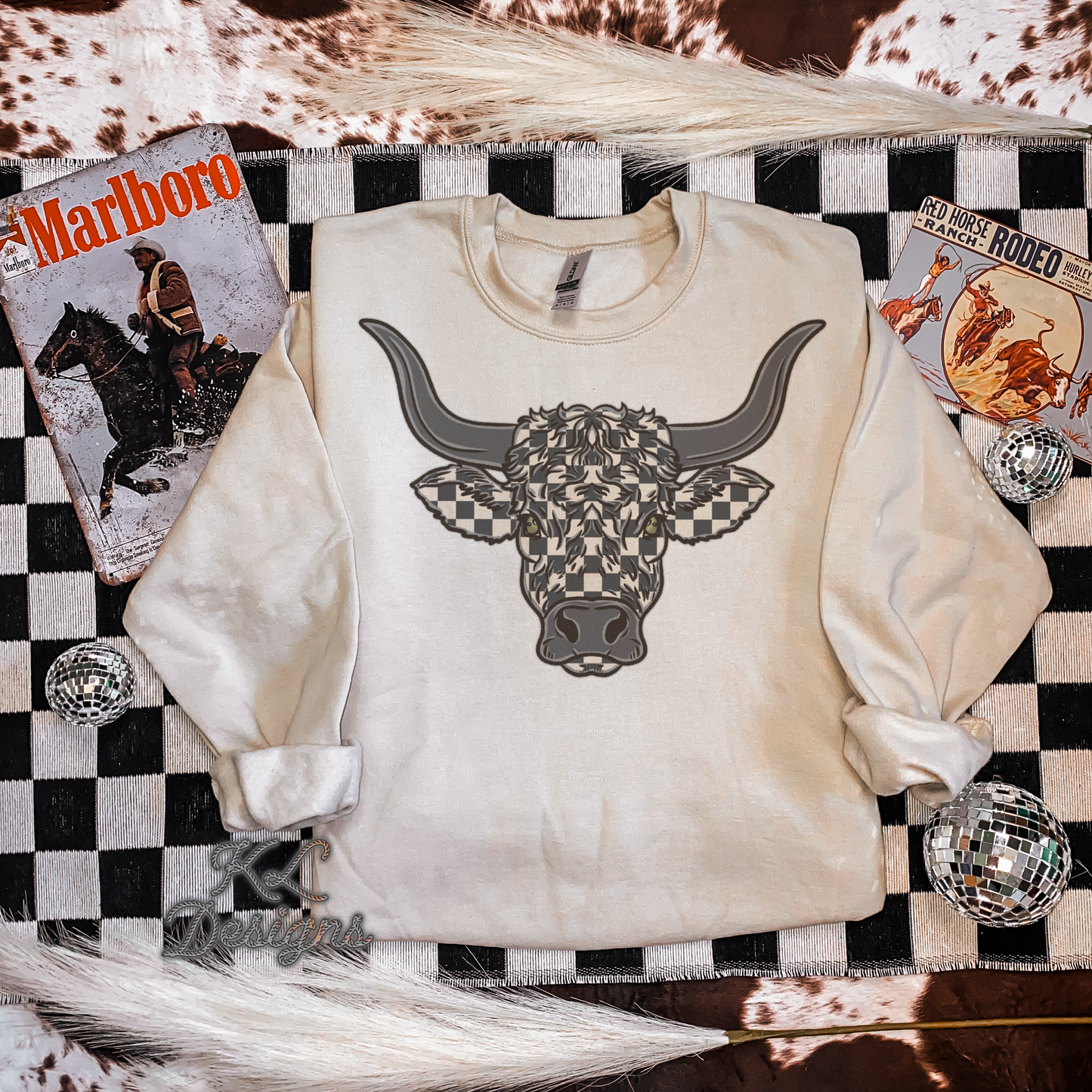 Checkered Bull