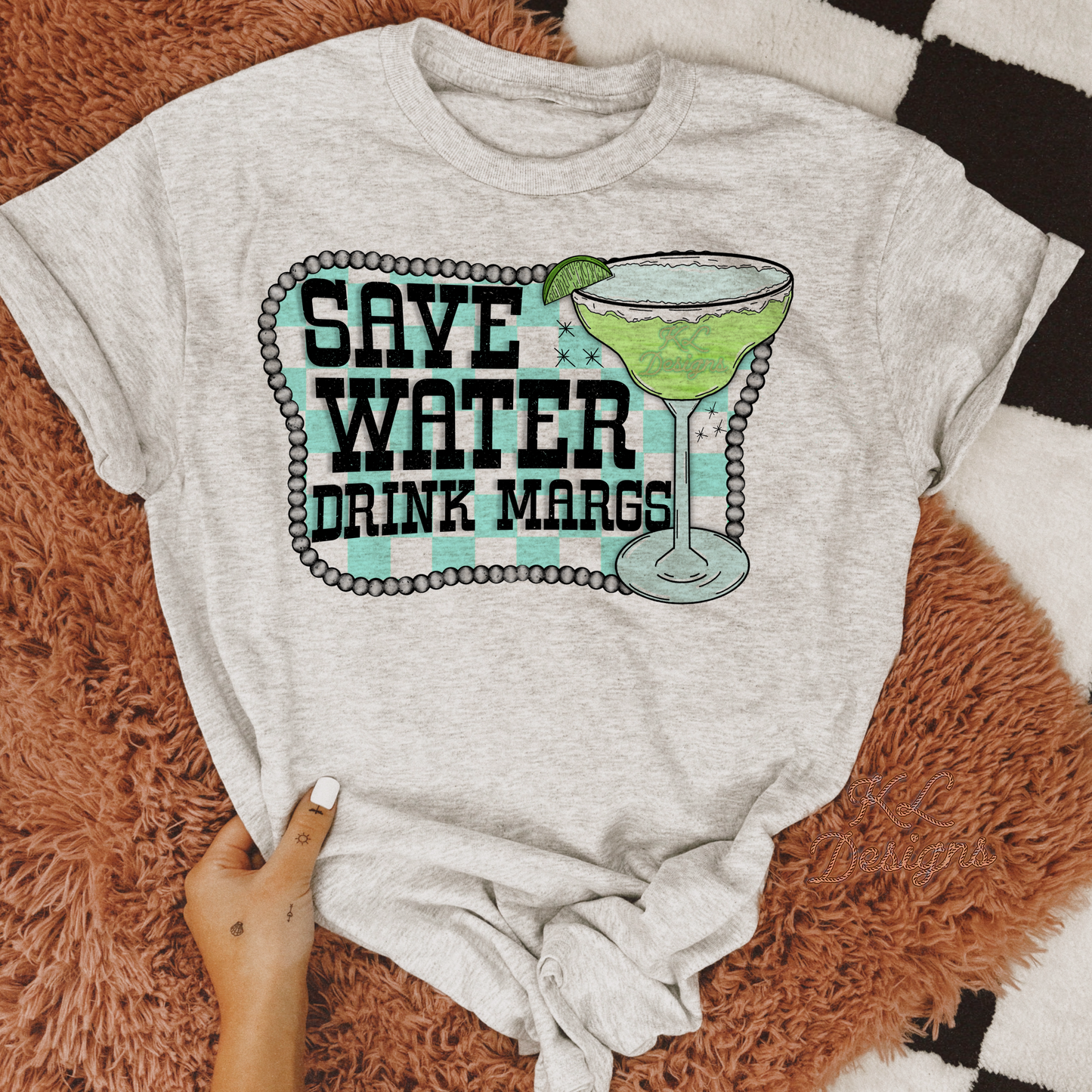 Drink Margs Checkered | Digital Download