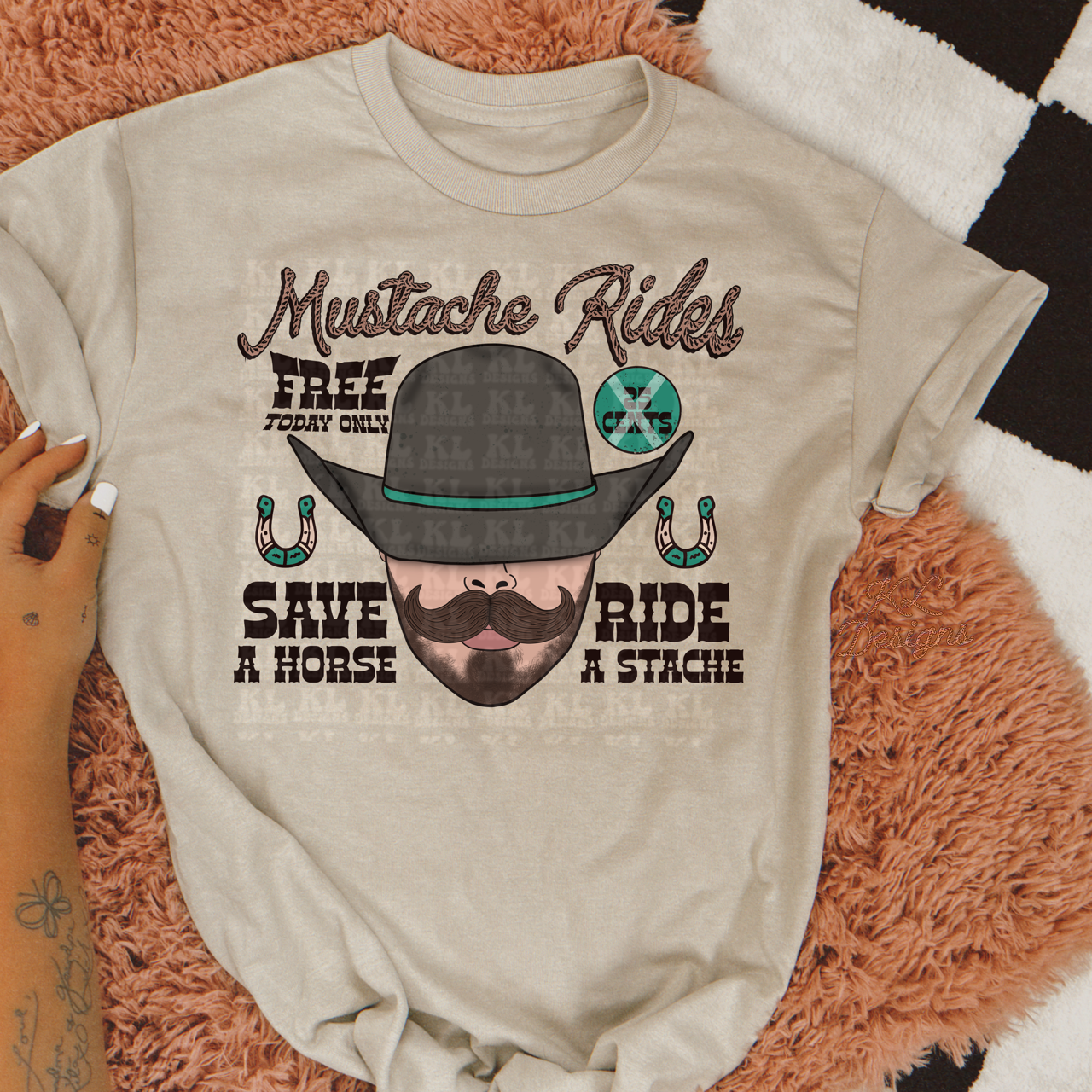 Cowboy Stache Rides | Digital Download (Semi Exclusive)