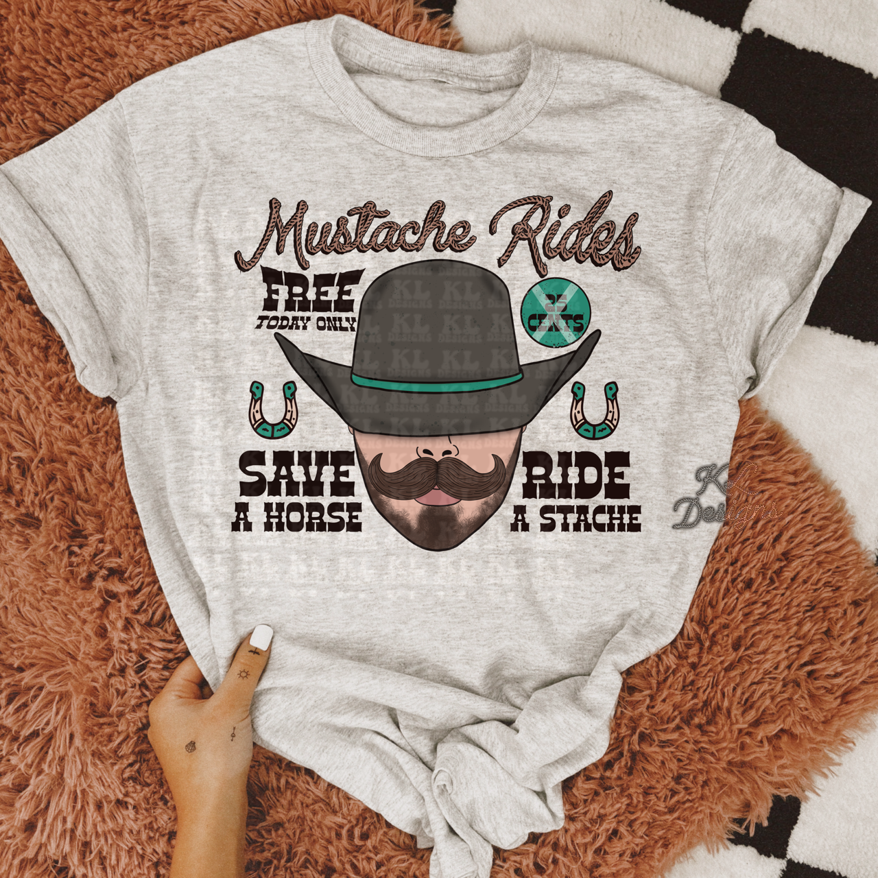 Cowboy Stache Rides | Digital Download (Semi Exclusive)