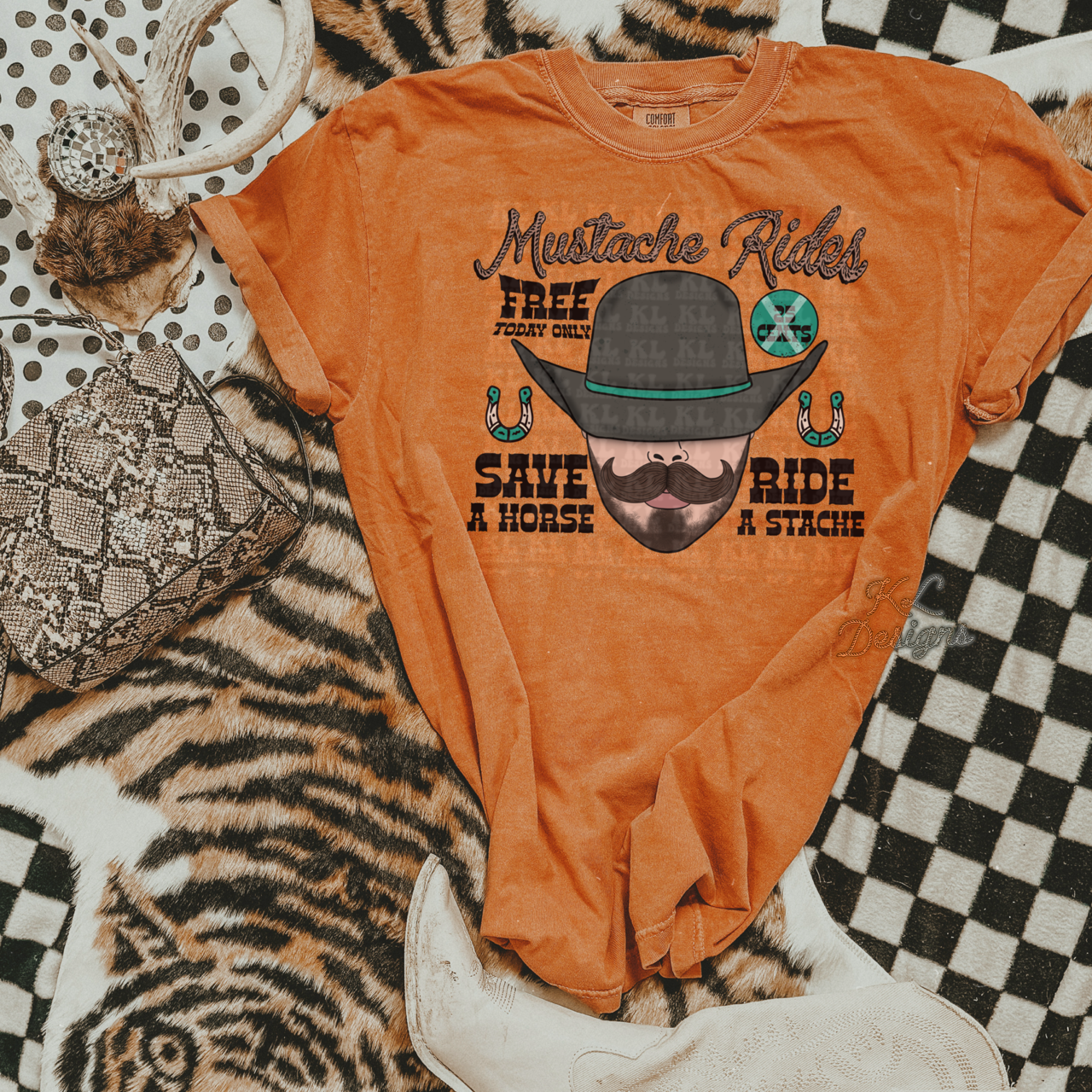 Cowboy Stache Rides | Digital Download (Semi Exclusive)