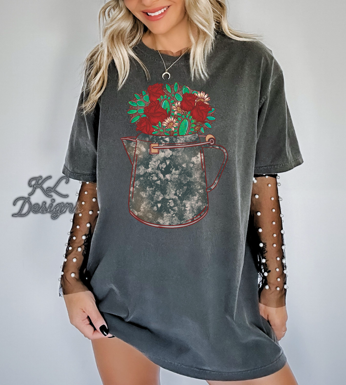 Western Watering Can Bouquet (preorder)