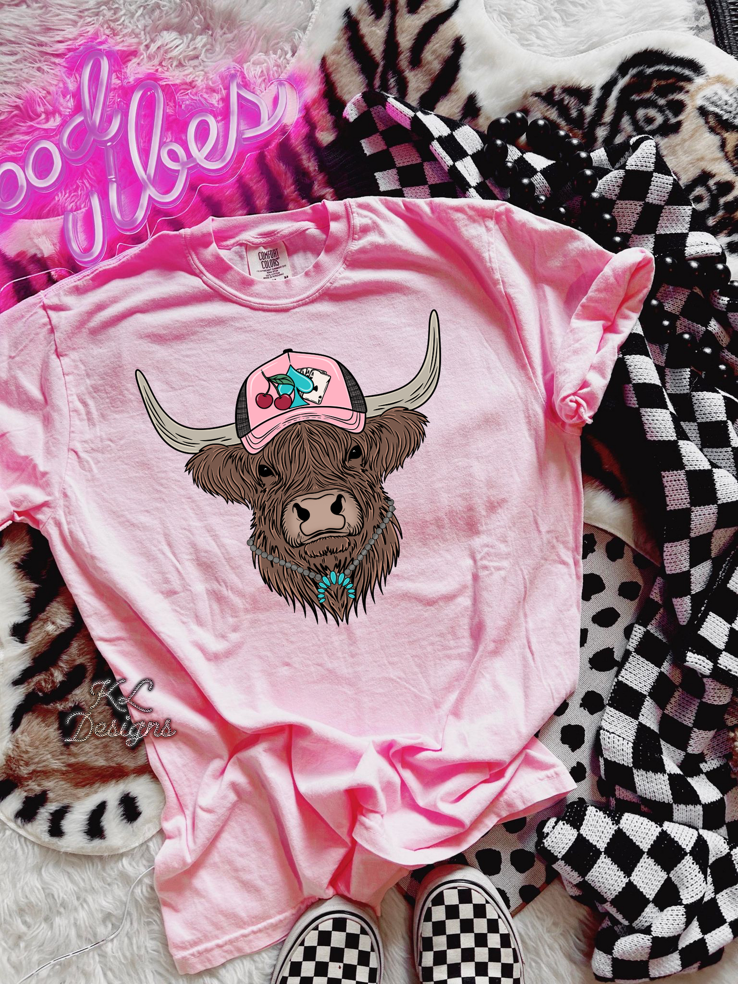 Pink Cherry Trucker Hat Highland (preorder)