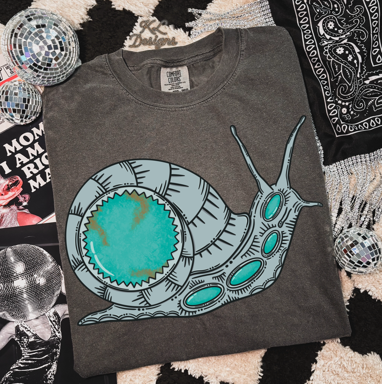 Turquoise Snail Jewel (preorder)