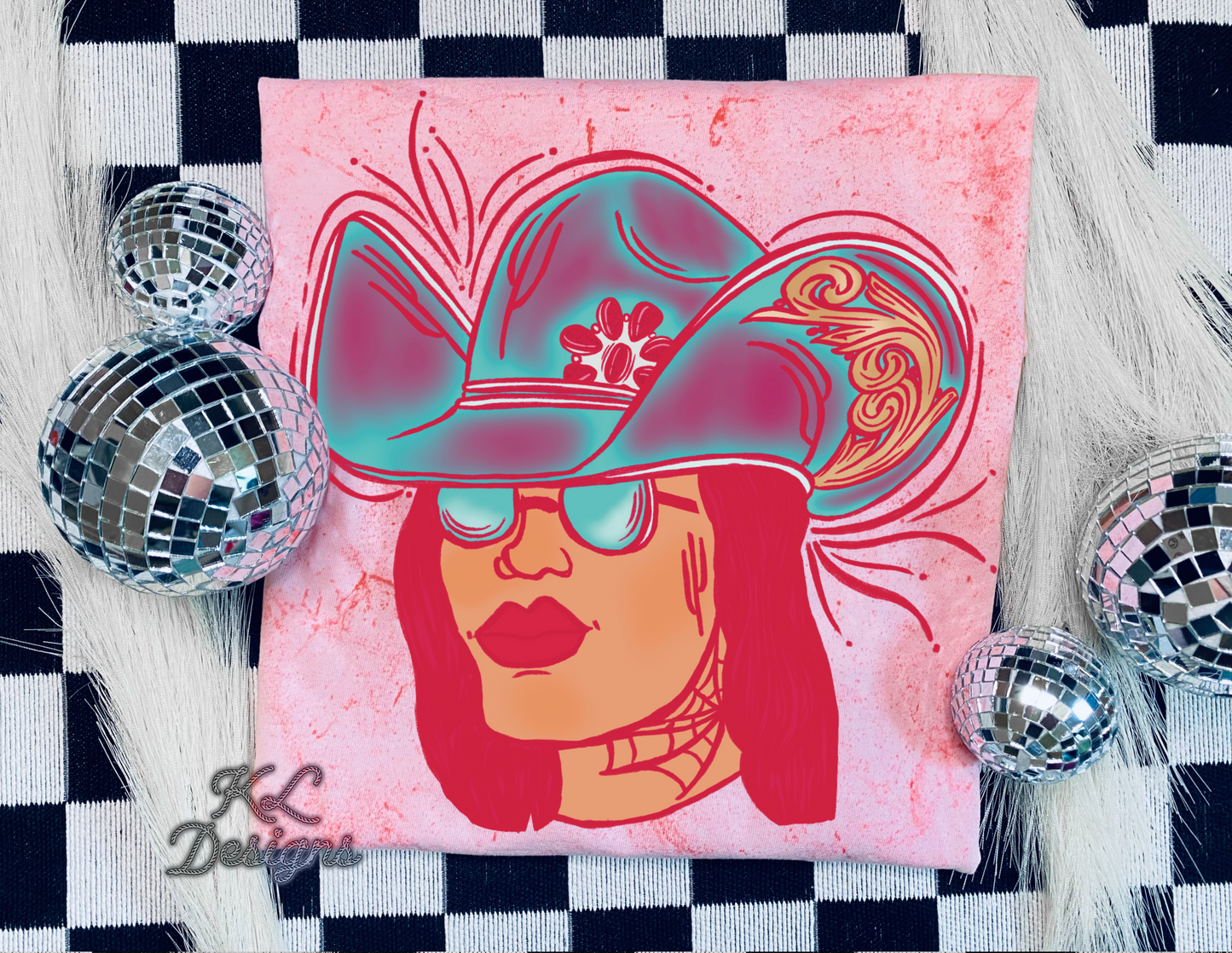 Neon Western Cowgirl (preorder)