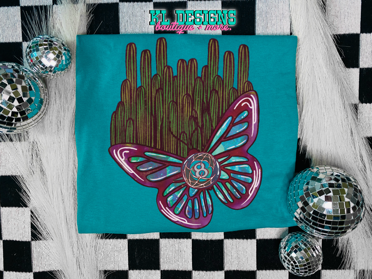 Western Grunge Cactus Butterfly (preorder)