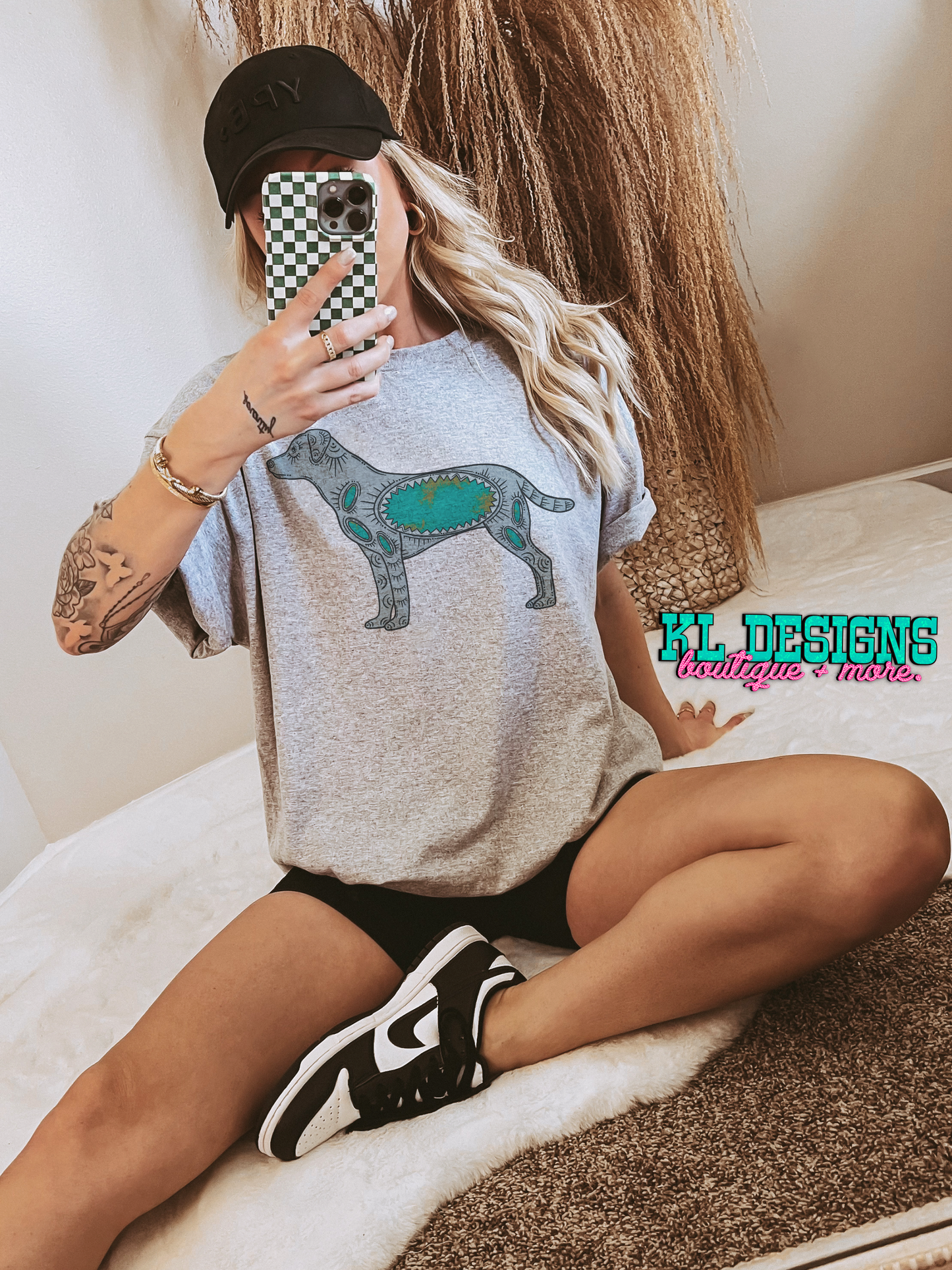 Turquoise Labrador Jewel (sublimation)