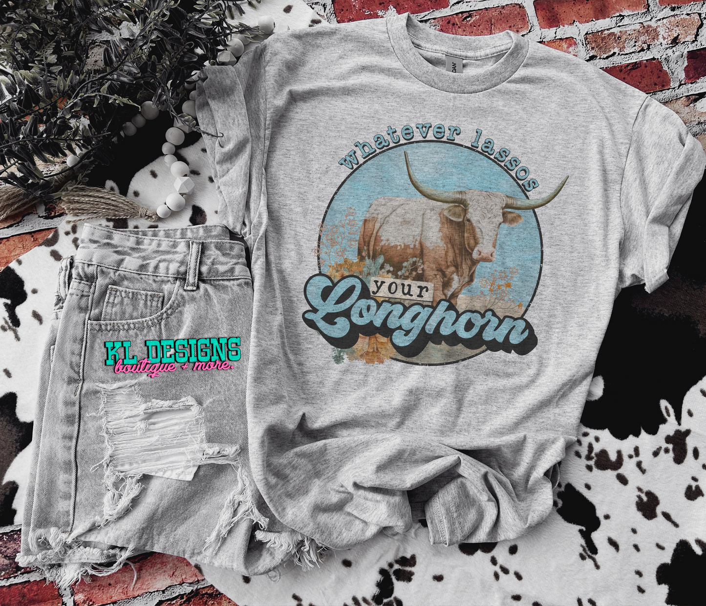 Blue Lassos Your Longhorn (sublimation)