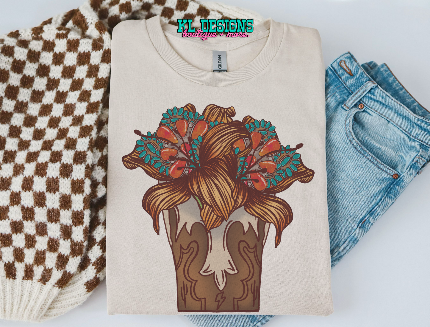 Boot Top Bouquet (sublimation)