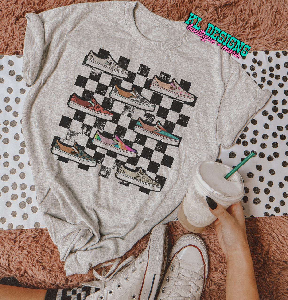 Grunge Shoe Collage (sublimation)