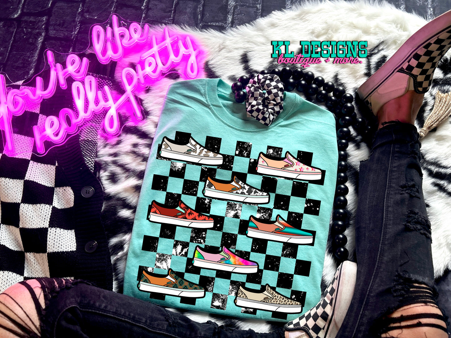 Grunge Shoe Collage (preorder)