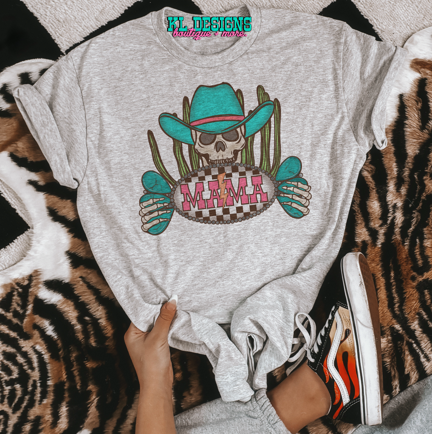 Desert Mama Turquoise Skellie (sublimation)