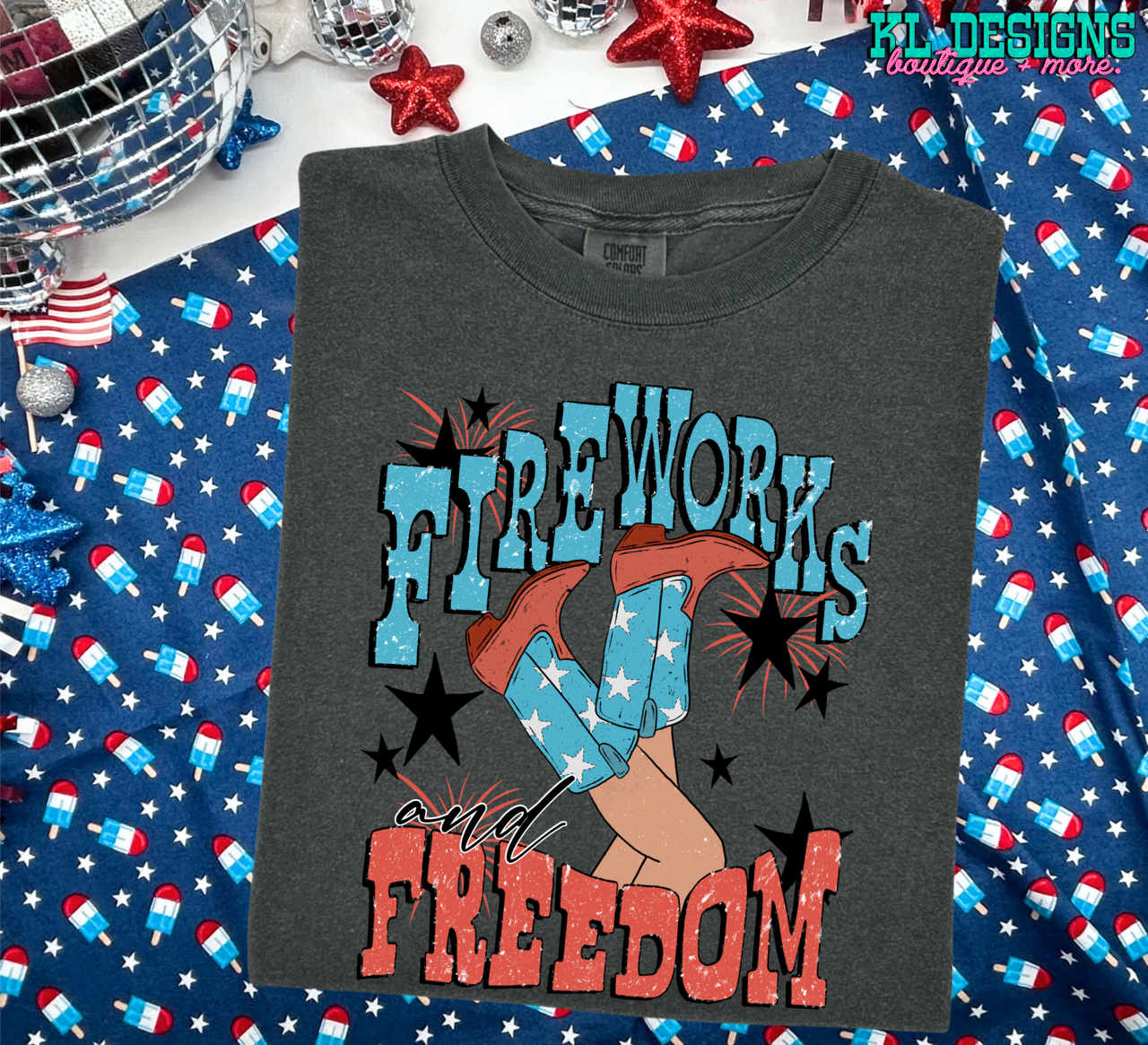 Freedom & Fireworks Boots