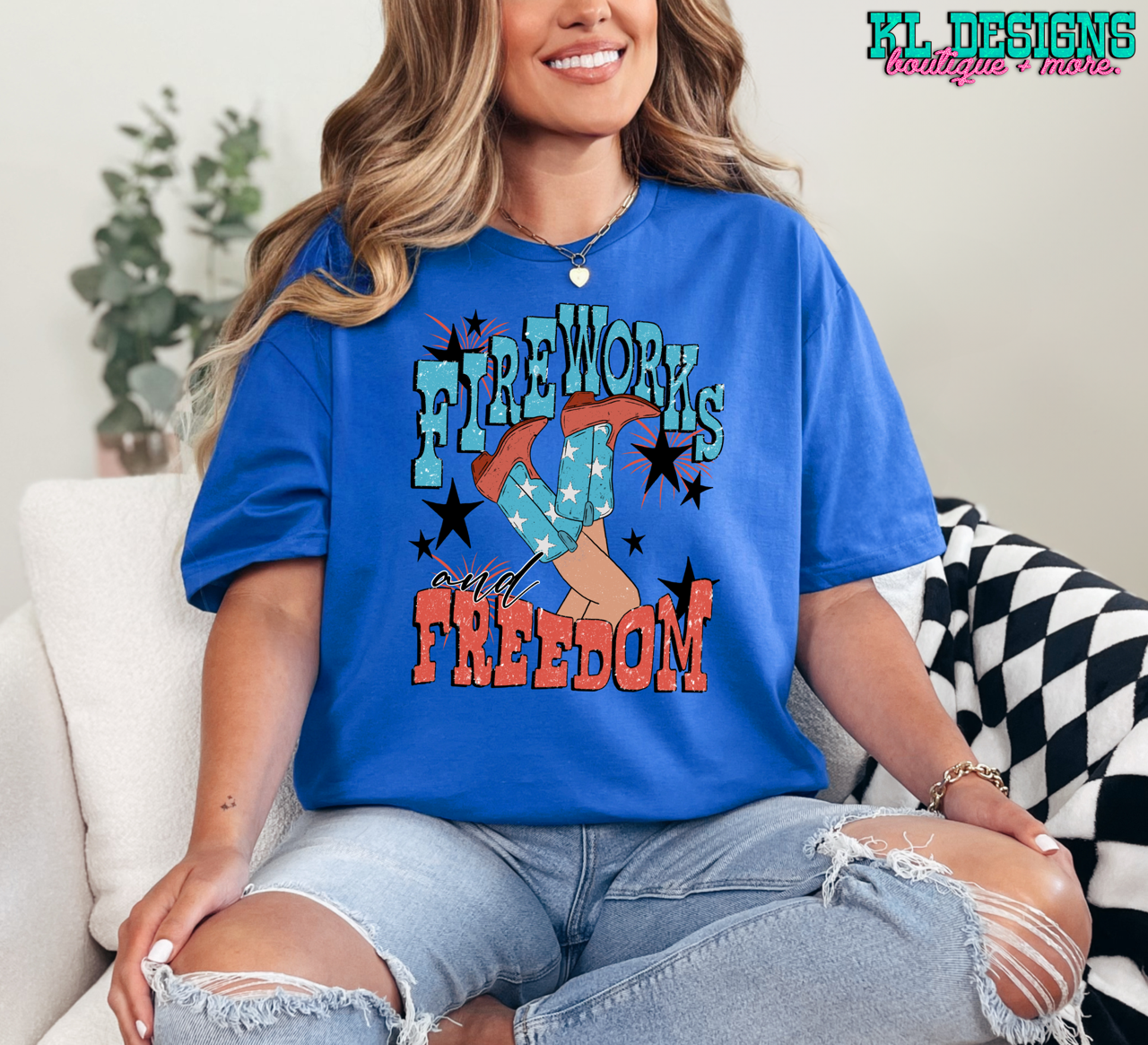 Freedom & Fireworks Boots