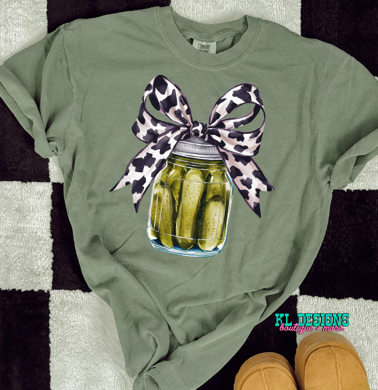 Cow Bow Pickle Jar (preorder)