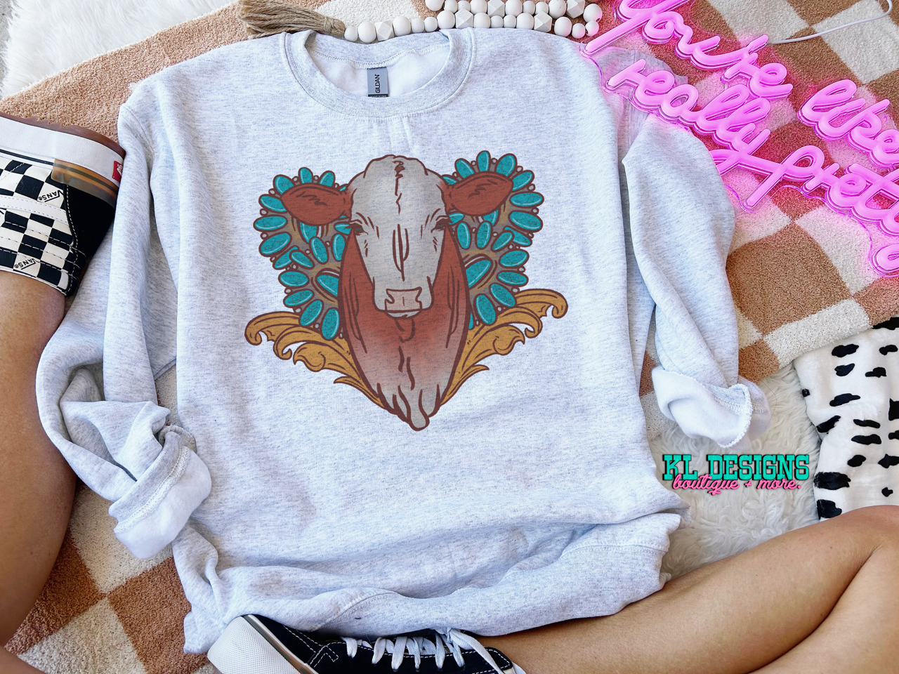 Red Turquoise Heifer (sublimation)