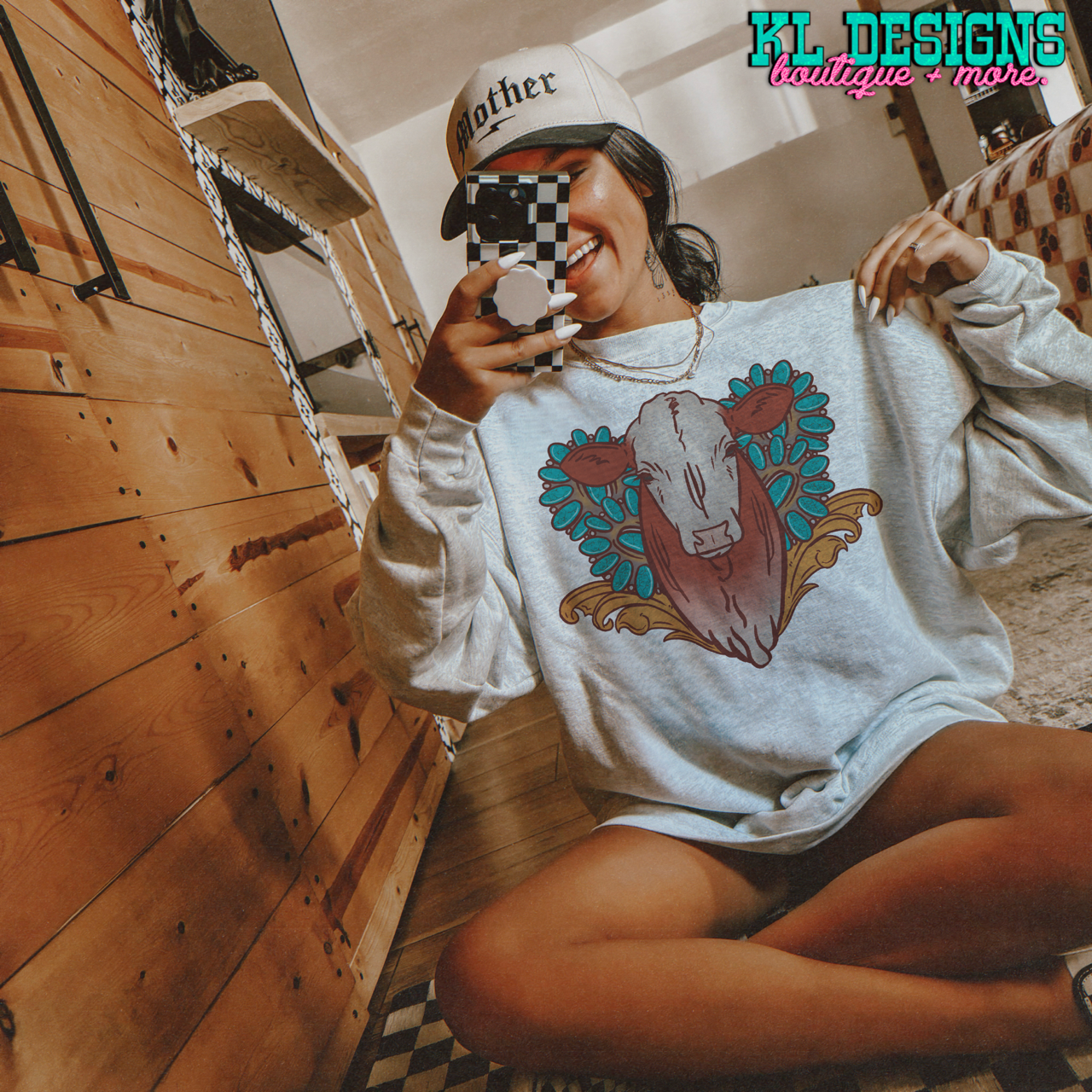 Red Turquoise Heifer (sublimation)