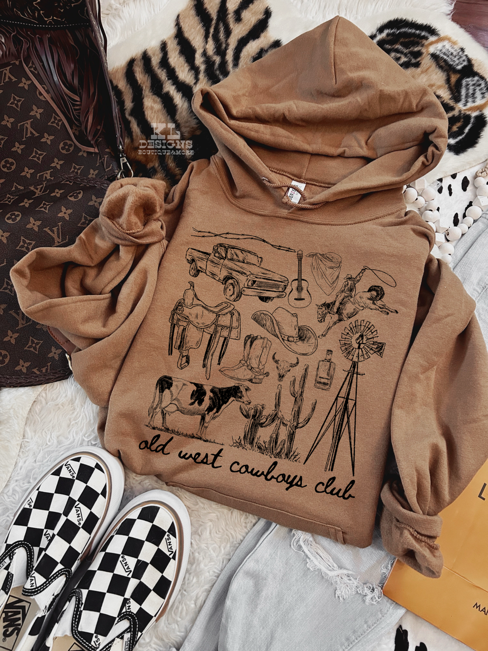 Old West Cowboys Club Collage | Digital Download