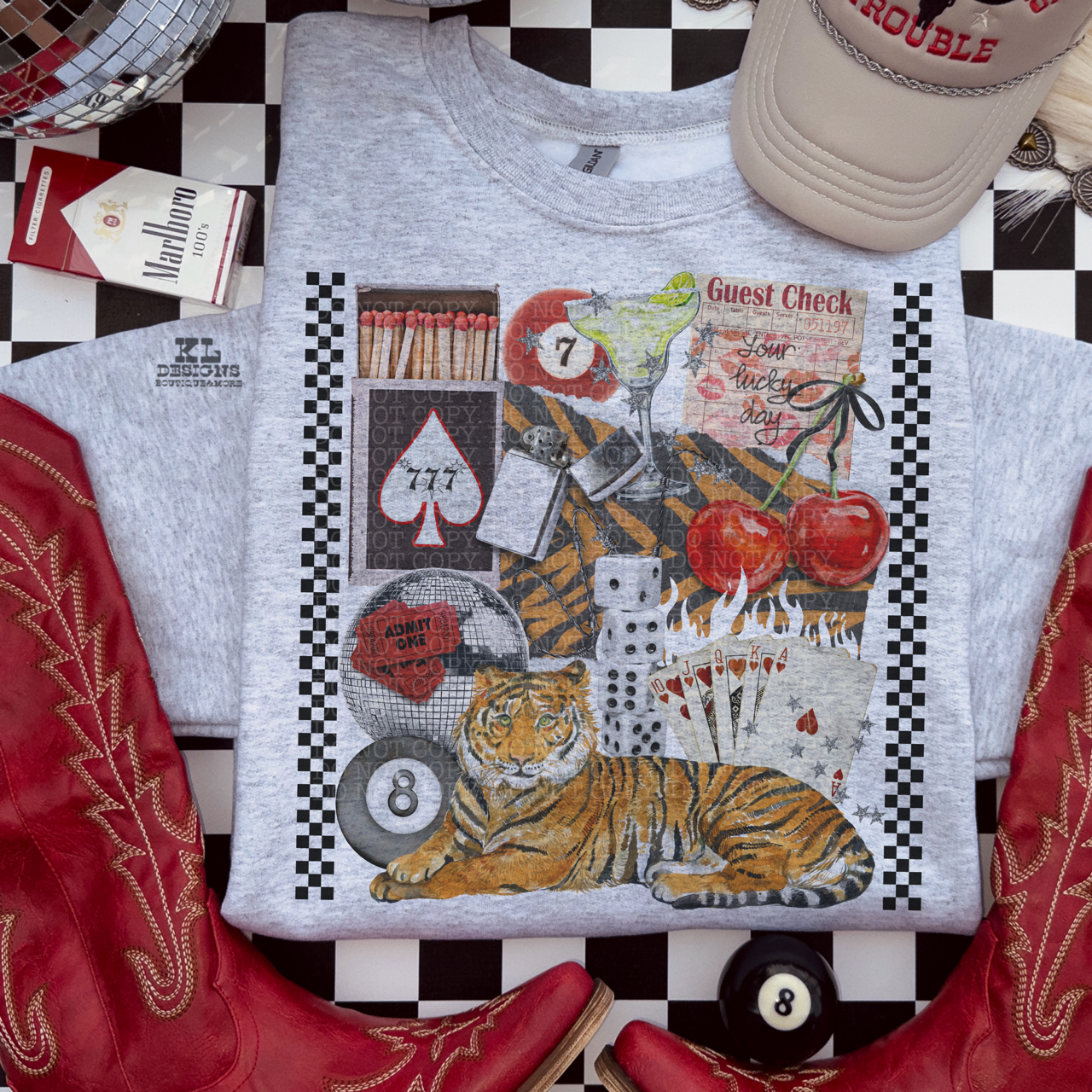 Your Lucky Day Tiger Collage (wholesale)