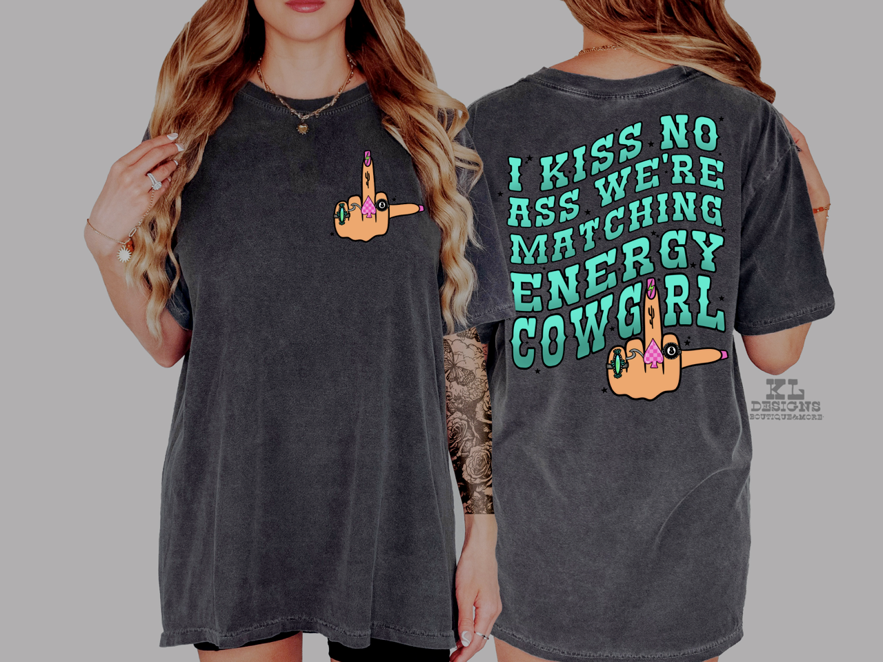 Matching Energy Cowgirl - front&back