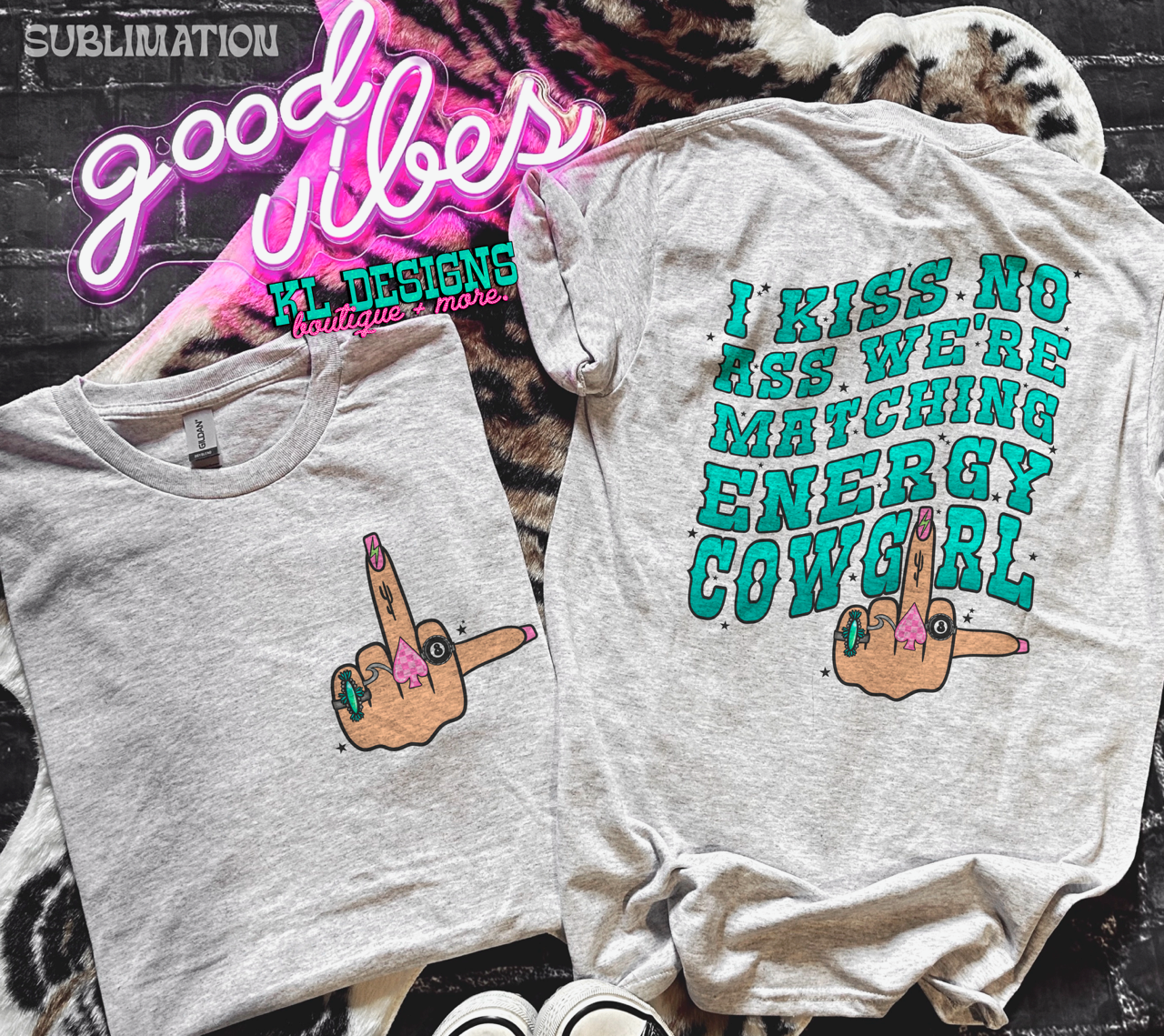 Matching Energy Cowgirl - front&back